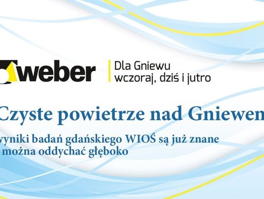 Czyste powietrze nad Gniewem [art.spons.]