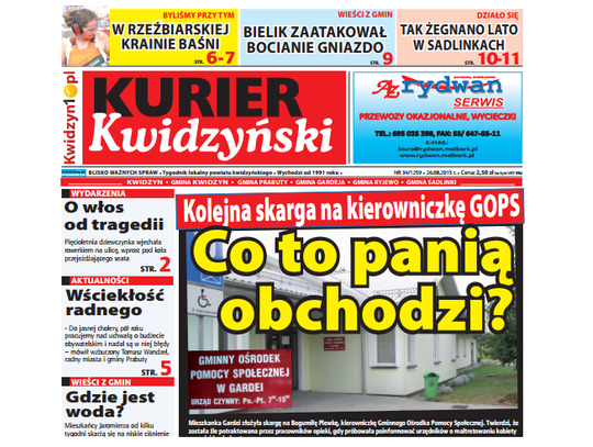 Czytaj najnowszy Kurier Kwidzyński
