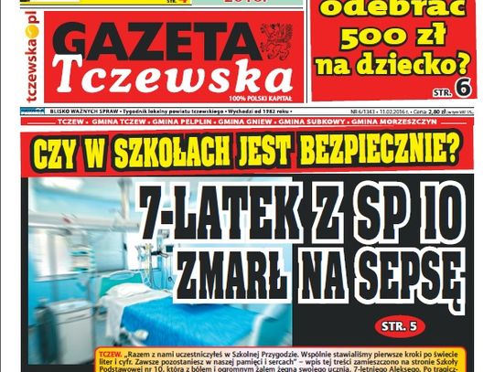 Czytaj najnowszy numer Gazety Tczewskiej. Już dziś w Twoim kiosku!