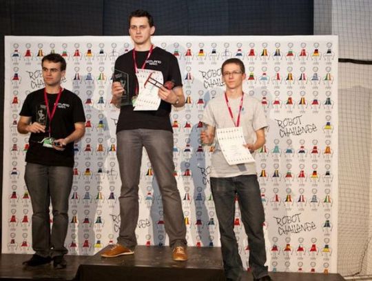 Damian Szymański z Politechniki Gdańskiej - twórca robota Feniks znowu na podium
