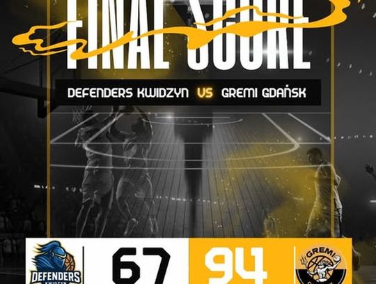 Defenders Kwidzyn z drugim miejscem w grupie. Przed drużyną walka o awans.