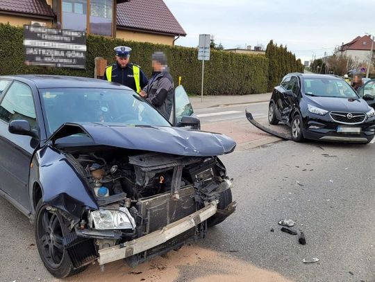 Dostał  mandaty w wysokości 6000 zł i 7 pkt. karnych za spowodowanie kolizji