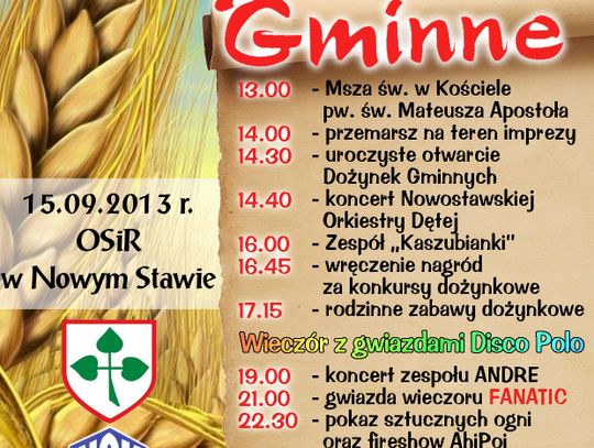 Dożynki w Nowym Stawie