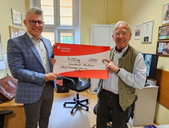 Dr Christian Meyl po raz 196. w Malborku – niezawodny darczyńca ponownie wsparł potrzebujących