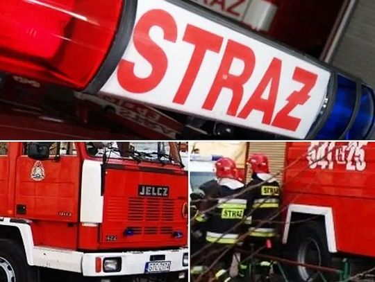 Dwa poważne wypadki i groźny pożar pyłu w budynku