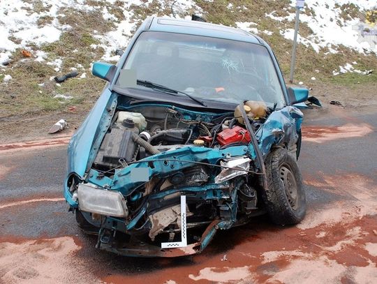 Dwie osoby ranne w wypadku w Wilkowie