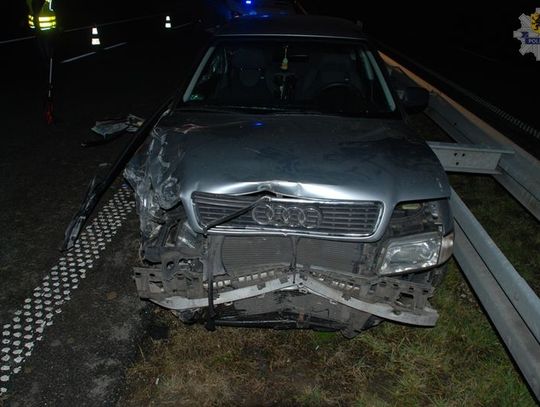 Dwoje dzieci trafiło do szpitala po wypadku na A1