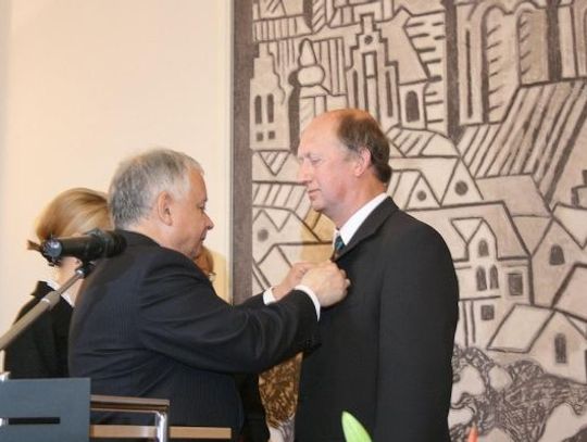 Działacz kolejarskiej „Solidarności” w Tczewie odznaczony przez prezydenta Kaczyńskiego