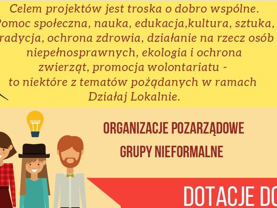 Działaj Lokalnie 2021. Do zdobycia granty na działania społeczne! 