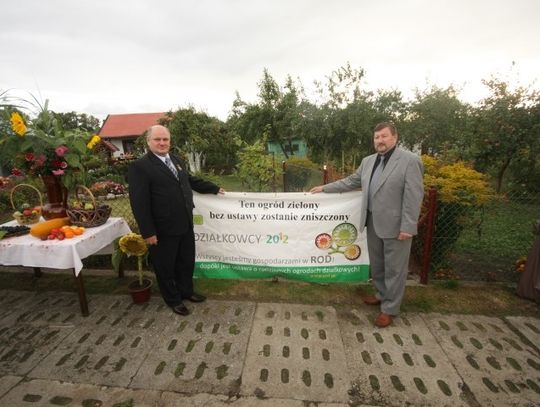 Działkowy protestowali w Warszawie, teraz spotkają się z burmistrzem Kwidzyna
