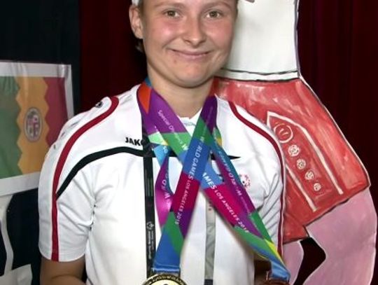 Dziękowano tczewiance, która wróciła z medalami igrzysk w Los Angeles