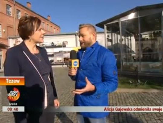 Dzień Dobry TVN prosto z Tczewa! Piękny most we mgle...