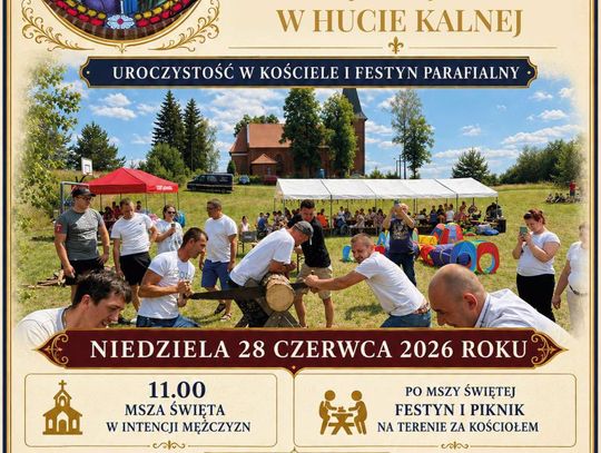 Dzień Ojca ze Świętym Józefem w Hucie Kalnej. W niedzielę odbędzie się festyn parafialny