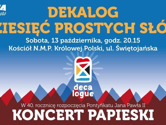 Dziesięć prostych słów - koncert papieski
