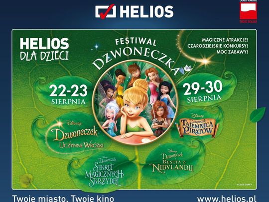 Festiwal Dzwoneczka - cztery filmy w dwa tygodnie w Kinie Helios