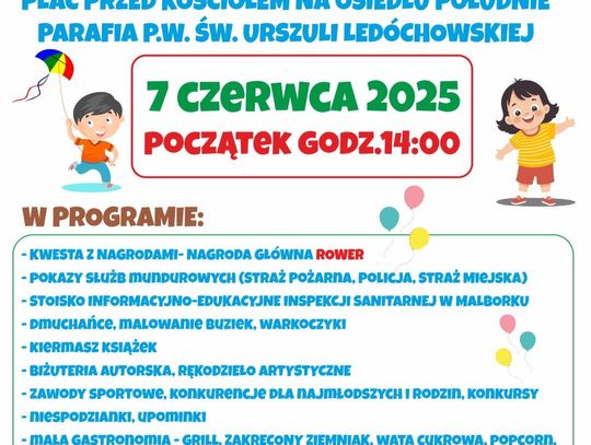 Festyn z okazji Dnia Dziecka - 7 czerwca
