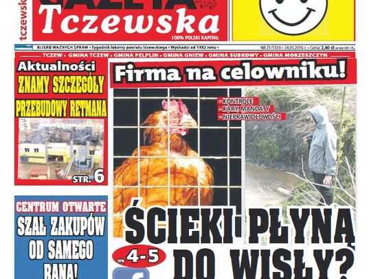 Firma na celowniku! Kontrole, mandaty... Ścieki płyną do Wisły?