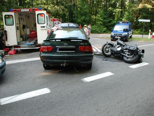 Fordem potrącił motocyklistę