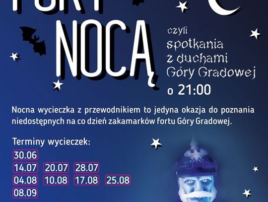 Fort nocą - duchy Góry Gradowej