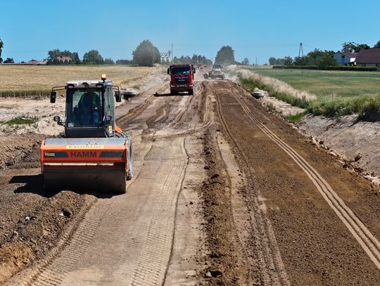 [FOTO] Budowa obwodnicy Skórcza idzie pełną parą