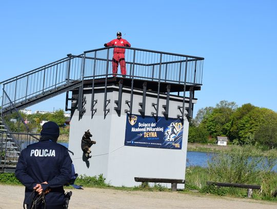 [FOTO] Grupowe doskonalenie sprawności użytkowej psów służbowych województwa pomorskiego