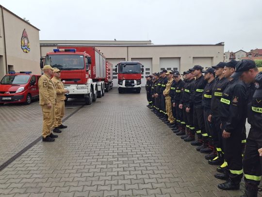 [FOTO] Pomorscy strażacy ruszają z pomocą na południe Polski
