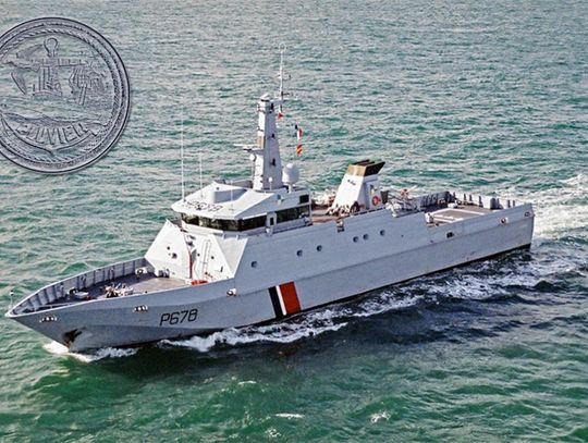 Francuski patrolowiec „Pluvier”  w Gdańsku