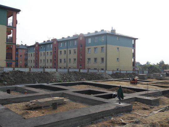 Fundamenty pod nowy blok TBS