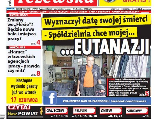 Gazeta Tczewska już w Twoim kiosku!
