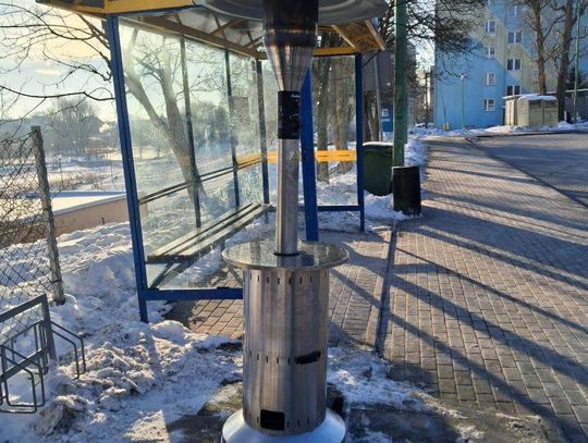 Gazowe ogrzewacze na przystankach w Tczewie. Miasto reaguje na siarczyste mrozy
