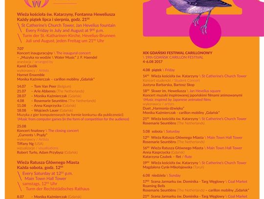 Gdańsk miastem carillonów.