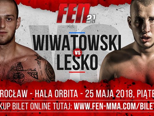 Gdynianin Bartosz Leśko zawalczy na FEN 21