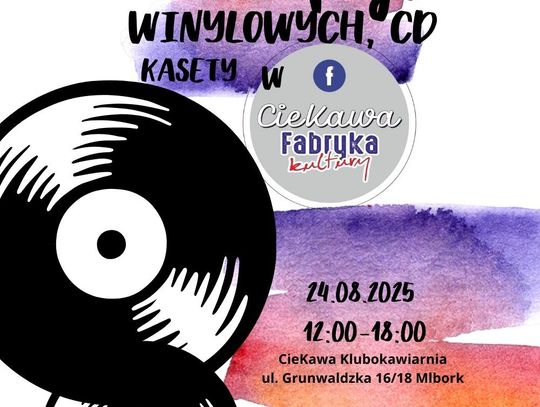Giełda płyt winylowych, CD oraz kaset w CieKawej KluboKawiarni