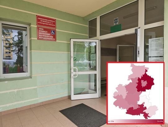 Gmina Bobowo na samym końcu. Na czele gmina wiejska Starogard. Podajemy frekwencję w powiecie starogardzkim