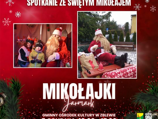 Gminne Mikołajki i Jarmark Świąteczny w Zblewie
