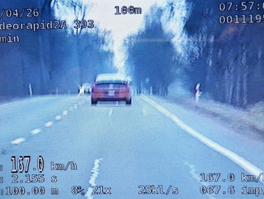 Gnał "berlinką" niemal 170 km/h. Starogardzka grupa SPEED bezlitosna dla piratów drogowych!