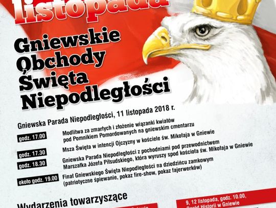Gniew świętuje 100 rocznicę niepodległej Polski