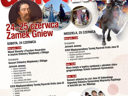 Gniewinki 2017-  350 lat temu Jan Sobieski objął starostwo gniewskie!