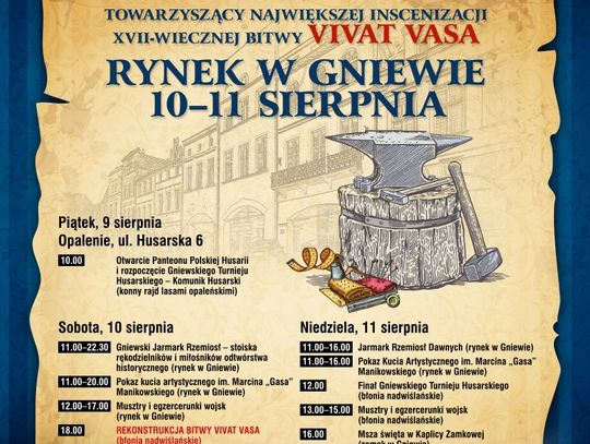 Gniewski Jarmark Rzemiosł i Vivat Vasa