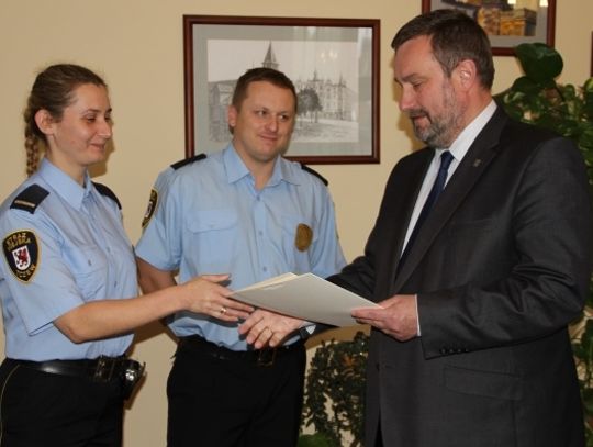 Gratulacje dla bohaterskich strażników!