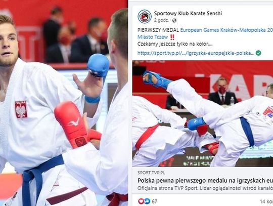 GRATULUJEMY!  Miłosz Sabiecki z brązowym medalem III Europen Games!