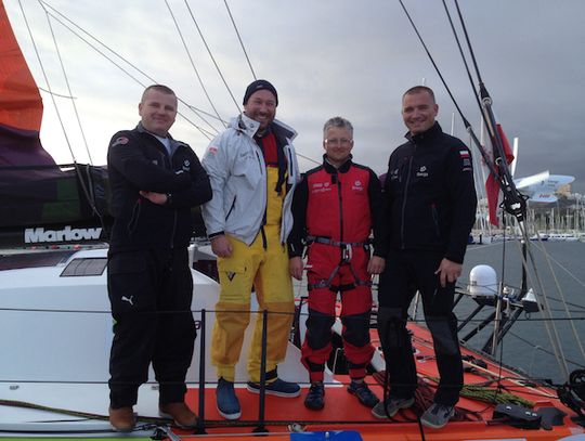 Gutek z załogą przepłynęli na jachcie Atlantyk w 9 dni