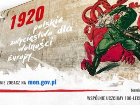 Historyczny Mural - 1920 polskie zwycięstwo dla wolności Europy