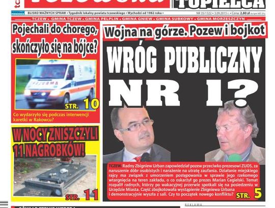 Ile &quot;kosztują&quot; nas urzędnicy. Protest 40 mieszkańców. Czytaj Gazetę Tczewską!