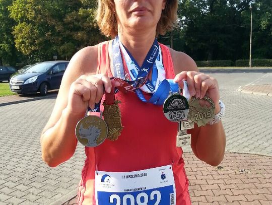 Iwona Ciecholewska z koroną maratonów