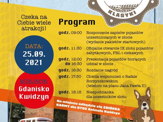 IX Zlot Pojazdów Zabytkowych, PRL i Ciekawych w Kwidzynie