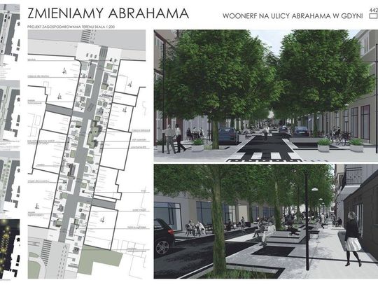 Jak będzie wyglądał „przyjazny” fragment ul. Abrahama?