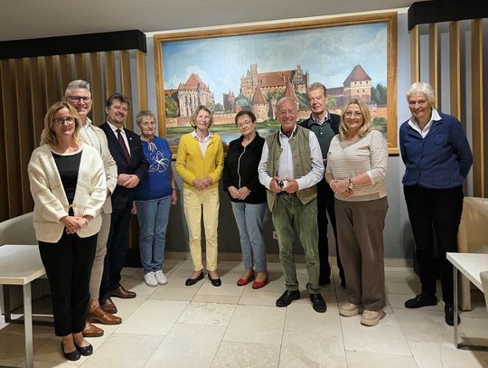 Joannici i Honorowy Obywatel Miasta Malborka dr Christian Meyl z wizytą w Malborku