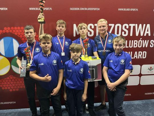 Juniorzy Arkadii Tczew mistrzami Polski! Sukces w Łodzi i medale dla młodych bilardzistów!