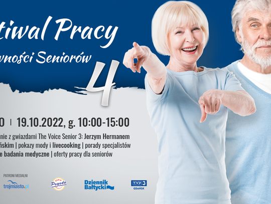 Już 19 października br. Festiwal Pracy i Aktywności Seniorów